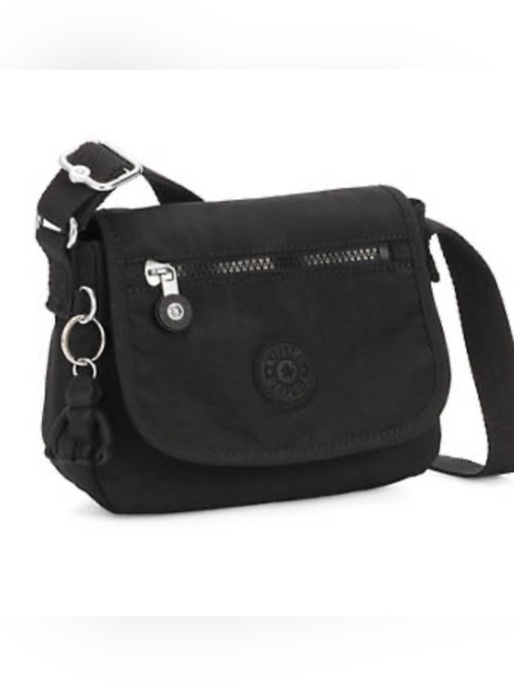 Kipling Sabian Crossbody mini bag w/ monkey keychain Black AC8280 New in package - Picture 2 of 9